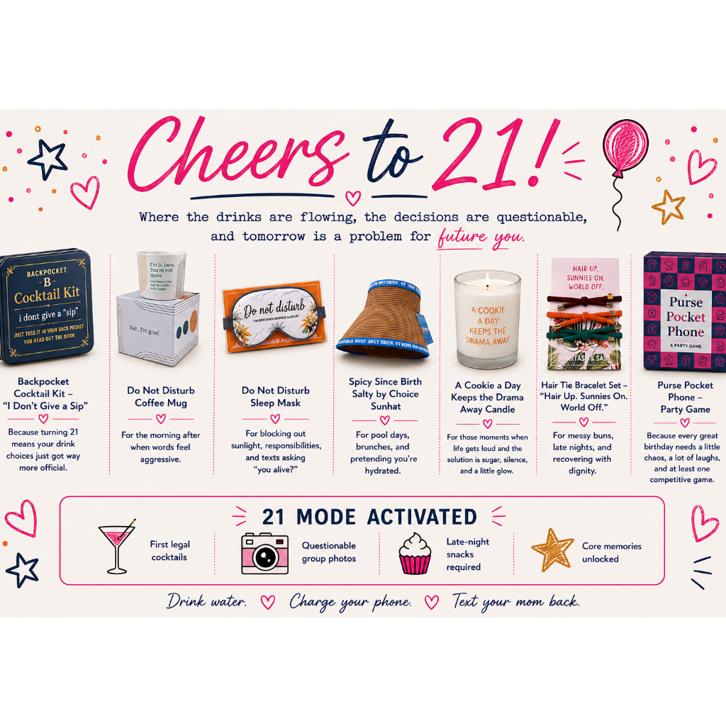 Cheers to 21 Gift Set