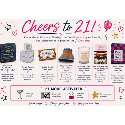 Cheers to 21 Gift Set