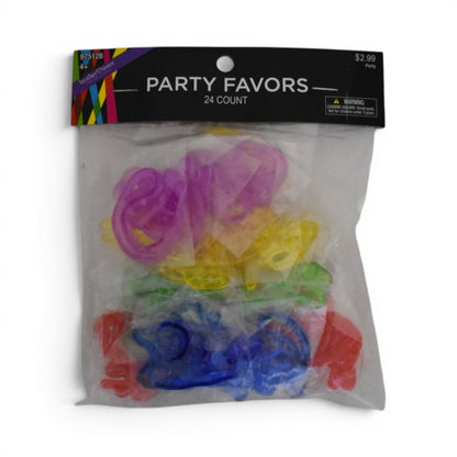 Colorful Sticky Hand Party Favors, 24 Count