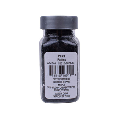 Black Paw Print Specialty Polyester Glitter, 0.6 oz