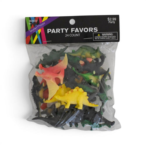 Miniature Dinosaur Party Favors, 24 Count
