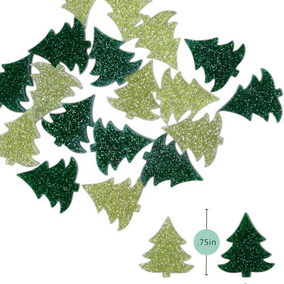 Acrylic Christmas Trees, 20 Pieces