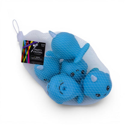 Blue Narwhal Party Favors, 5 Count
