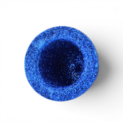 Uncle Sam Top Hats Blue Glitter - Set of 6