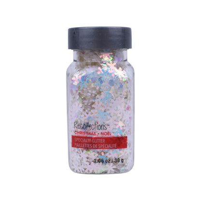 Christmas Specialty Glitter, Multi-Color Snowflake
