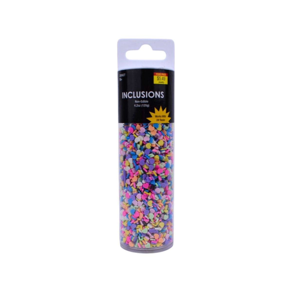 Colorful Heart Sprinkle Inclusions 4.2oz