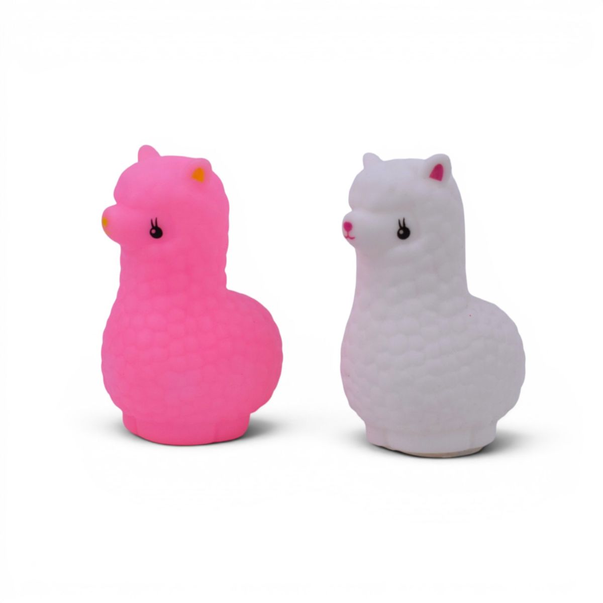 Pink and White Llama Party Favors, 5 Count