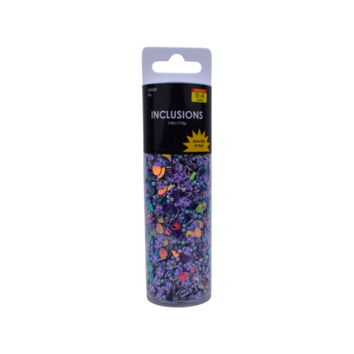 Purple Mermaid Inclusions, 3.9oz Container