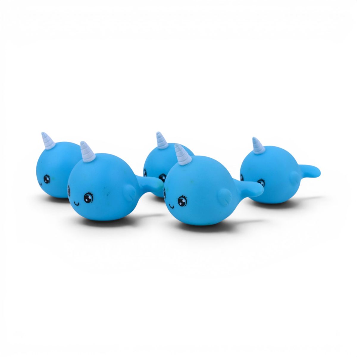 Blue Narwhal Party Favors, 5 Count