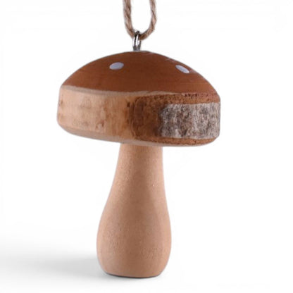Rustic Country Mushroom Ornament