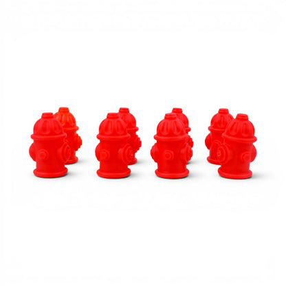 Red Fire Hydrant Party Favors, 8 Count