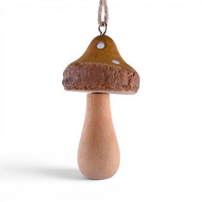 Rustic Country Mushroom Ornament