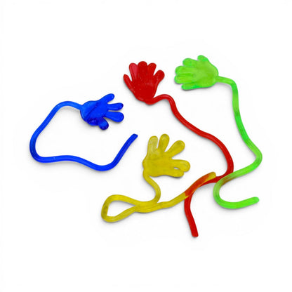 Colorful Sticky Hand Party Favors, 24 Count
