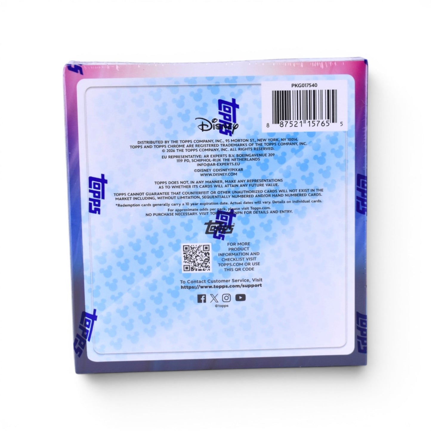 2026 Topps Chrome Disney Trading Cards Sealed Mega Box