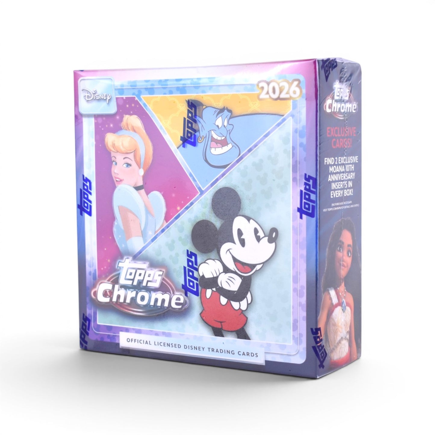 2026 Topps Chrome Disney Trading Cards Sealed Mega Box