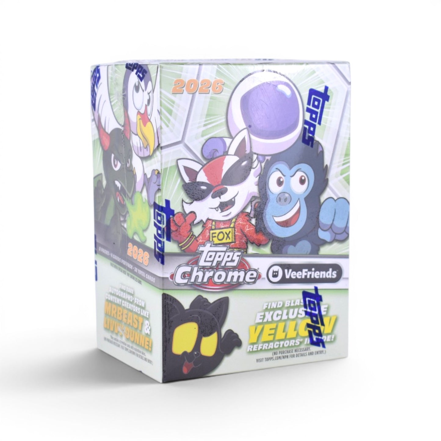 2026 Topps Chrome VeeFriends Trading Cards Sealed Blaster Box