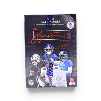 2025 Topps Signature Class Football Trading Cards Sealed Blaster Box