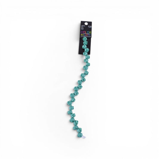Turquoise Rose Beads, 25 pc