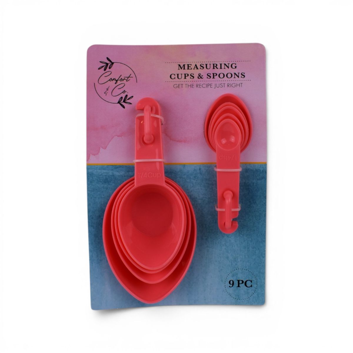 Measuring Cups and Spoons, 9 Piece Set