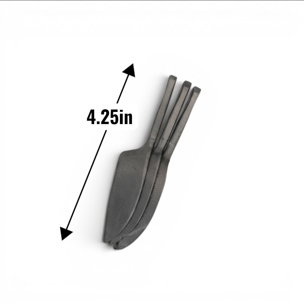 Aluminum Flat Bottom Scoop, 3-Piece Set