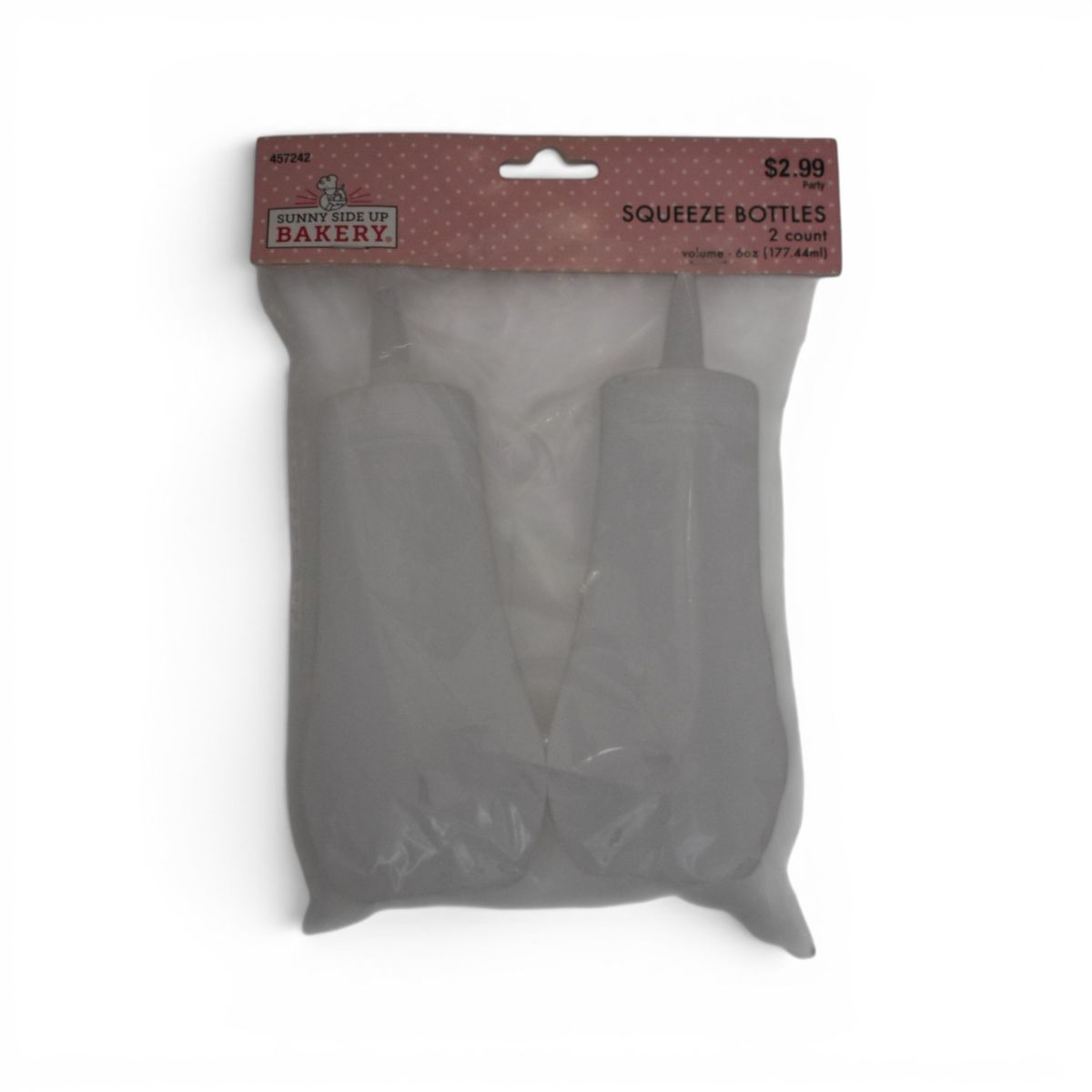 Squeeze Bottles, 2 Count, 6oz