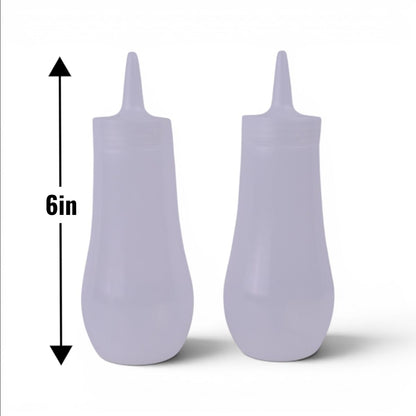 Squeeze Bottles, 2 Count, 6oz