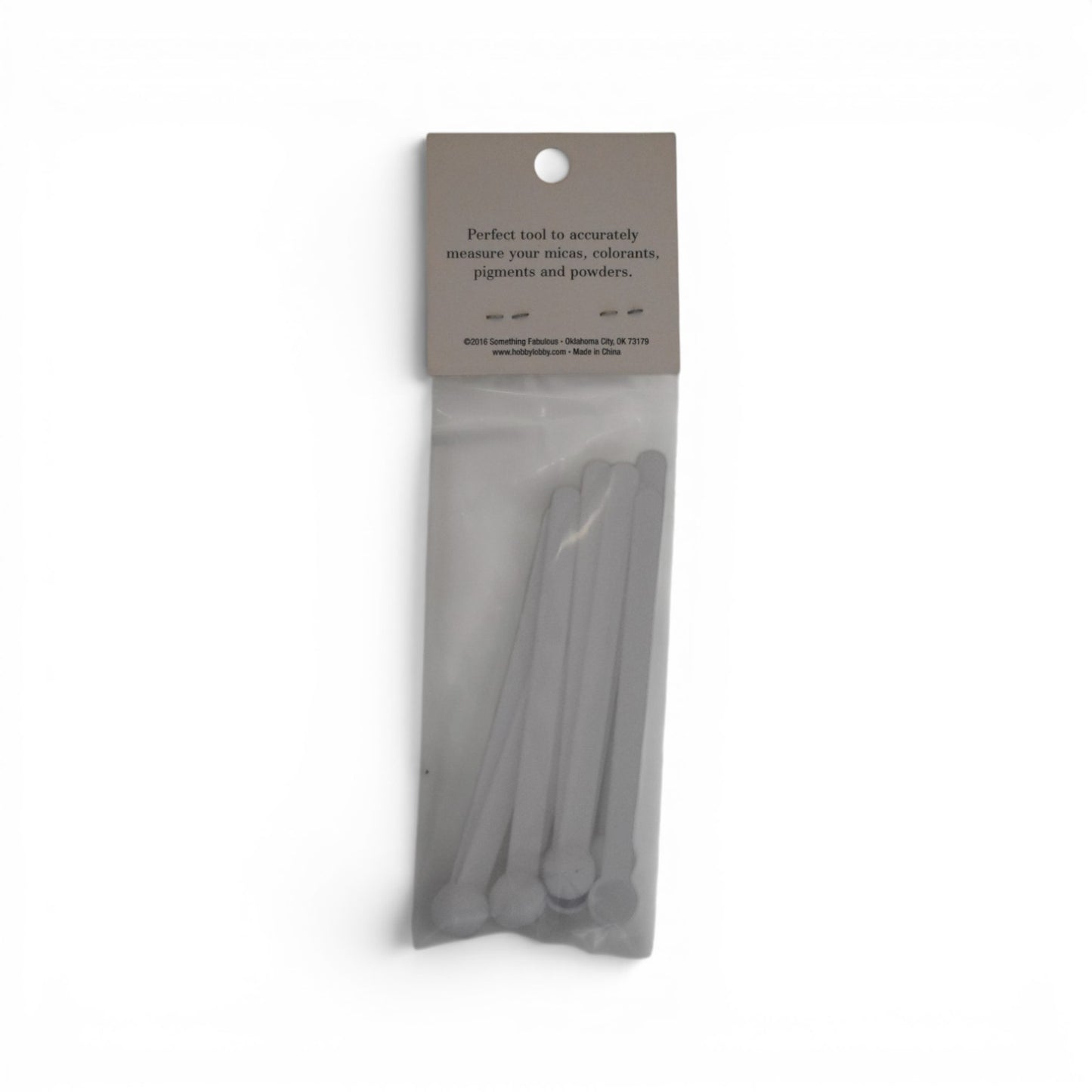 White Mini Scoops, 10 Piece Set