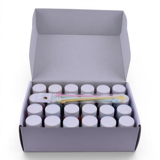 Mica Powder, Set of 24 Colors