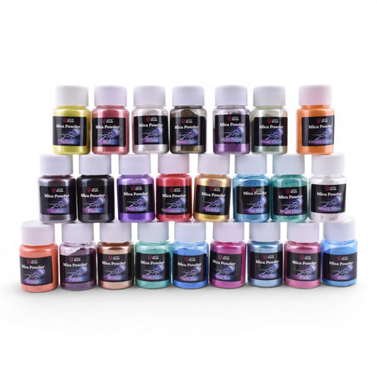 Mica Powder, Set of 24 Colors