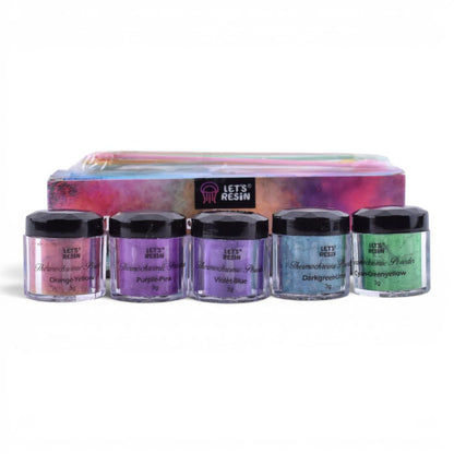 Thermochromic Powder Set, 5 Colors