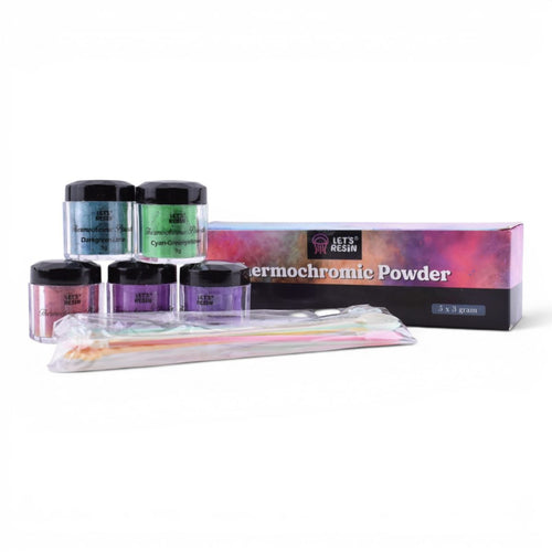 Thermochromic Powder Set, 5 Colors