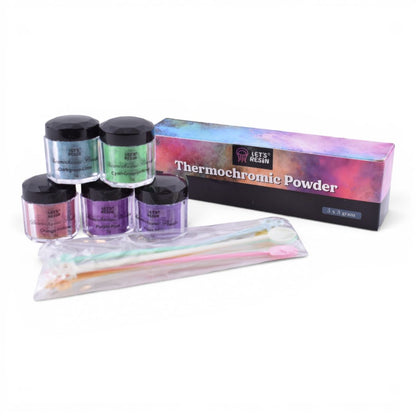 Thermochromic Powder Set, 5 Colors