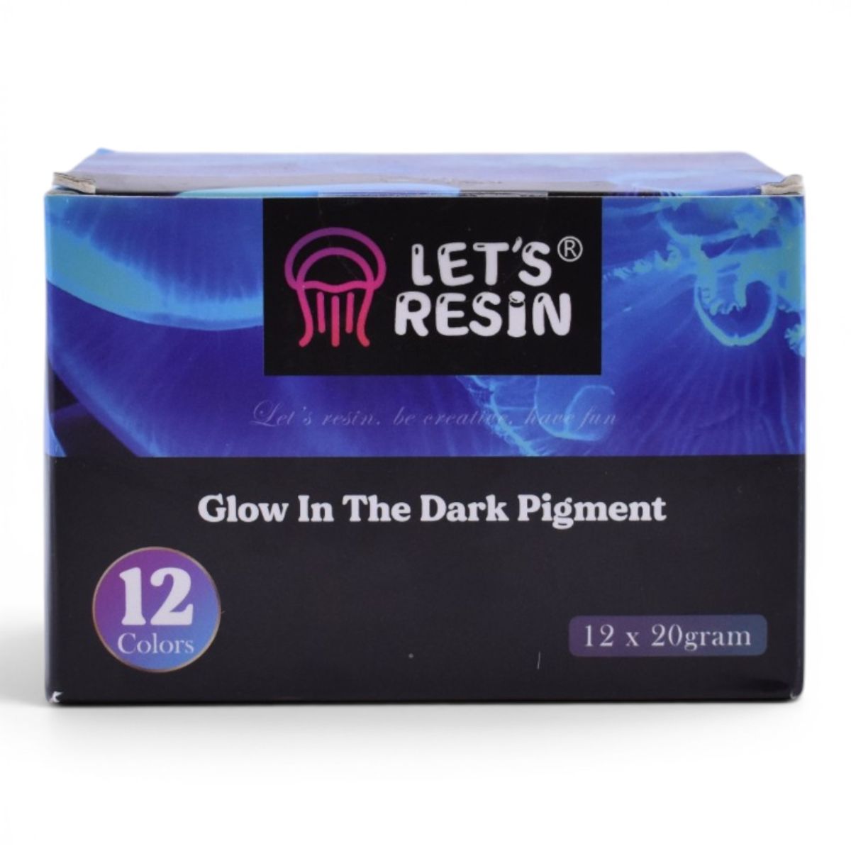 Glow In The Dark Pigment, 12 Colors