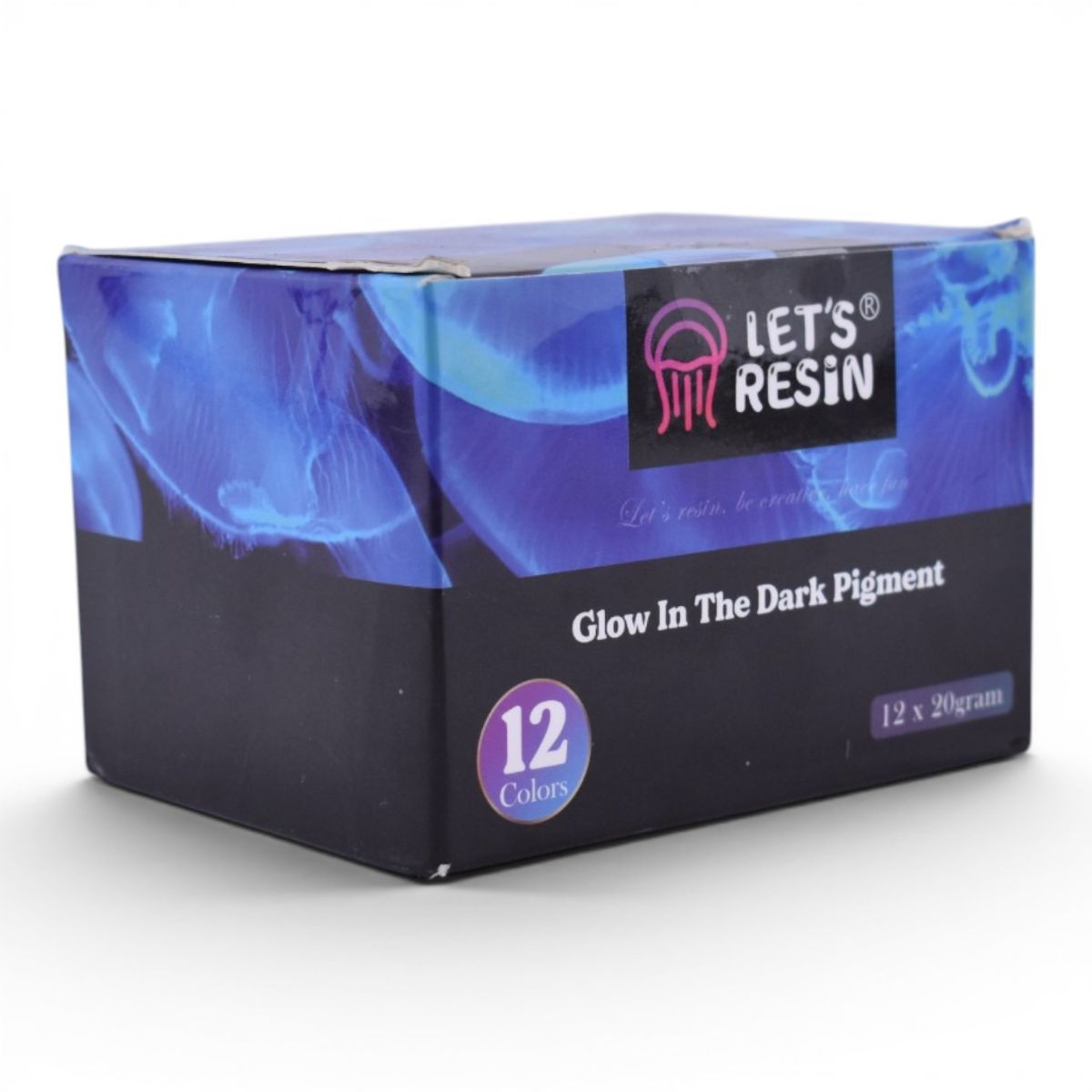 Glow In The Dark Pigment, 12 Colors