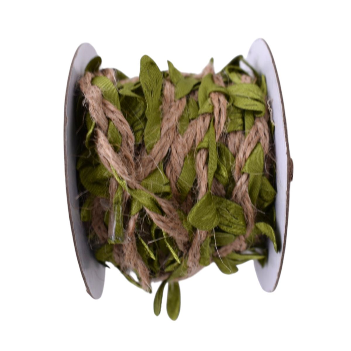 Green Leaf Decorative Floral Garland Tape, 18 Feet