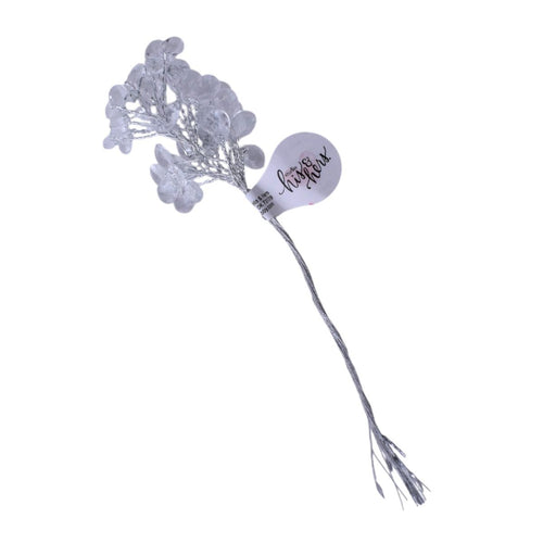 Clear Faceted Bead Picks - Set of 8