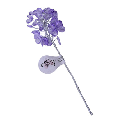 Purple Faceted Bead Picks - Set of 8