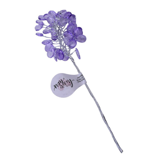 Purple Faceted Bead Picks - Set of 8