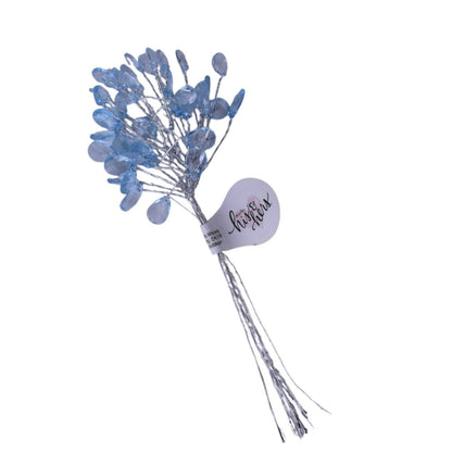 Blue Faceted Bead Picks - Set of 8