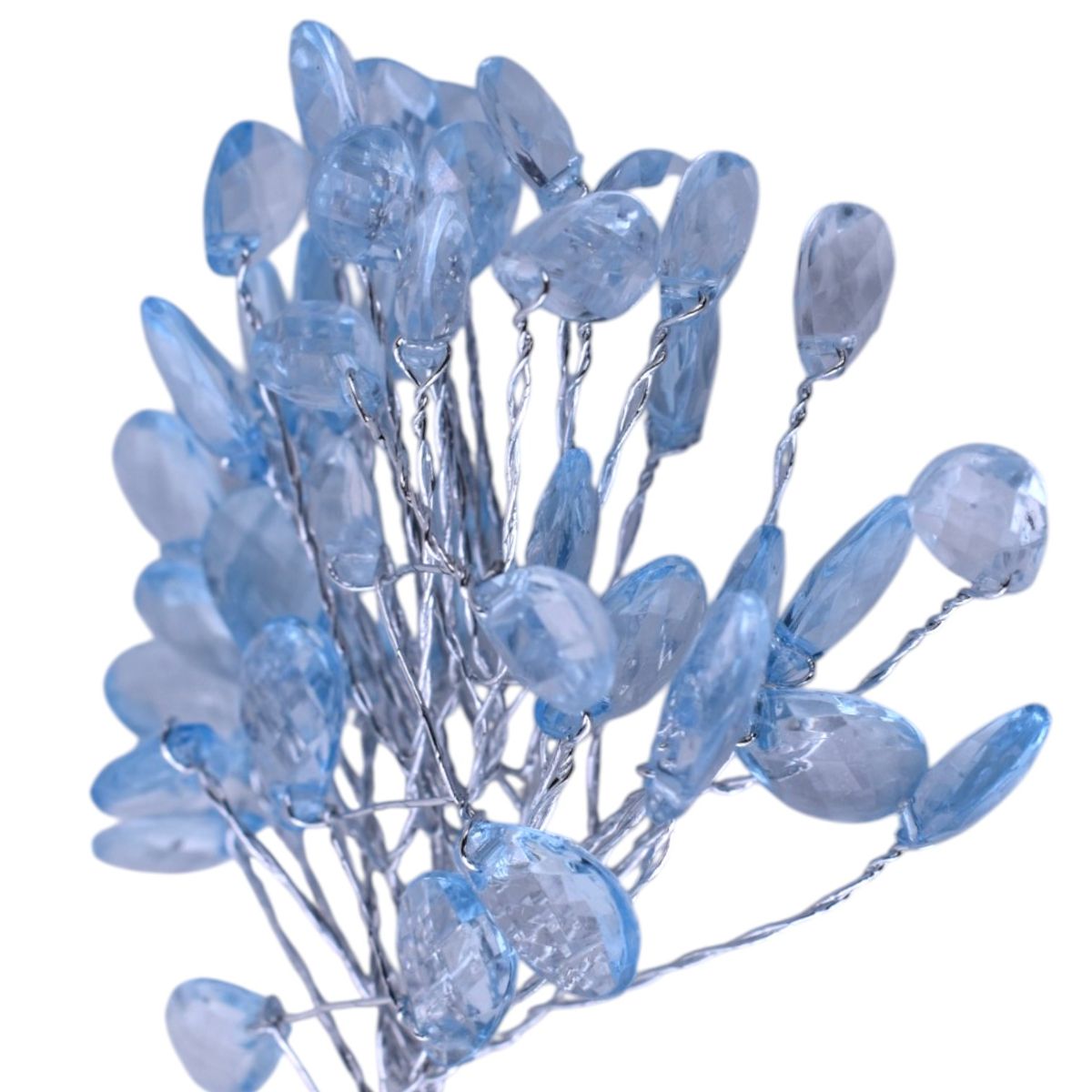 Blue Faceted Bead Picks - Set of 8