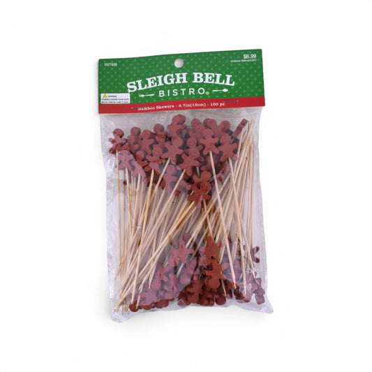Gingerbread Bamboo Skewers, 100 Count