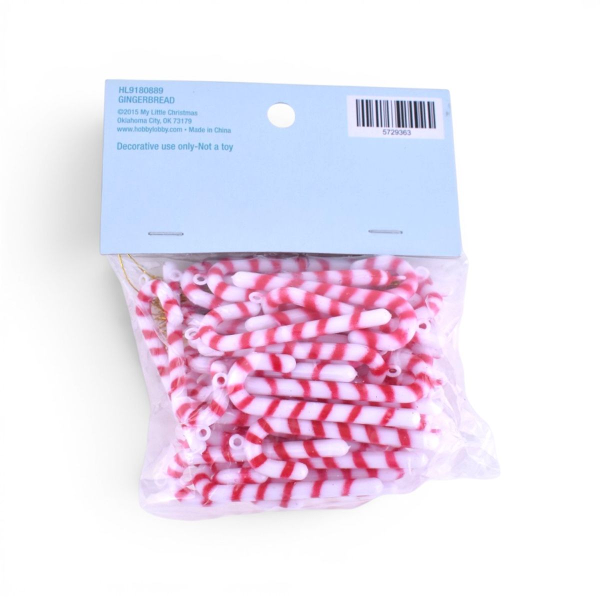 Candy Cane Ornaments, 48-Pieces