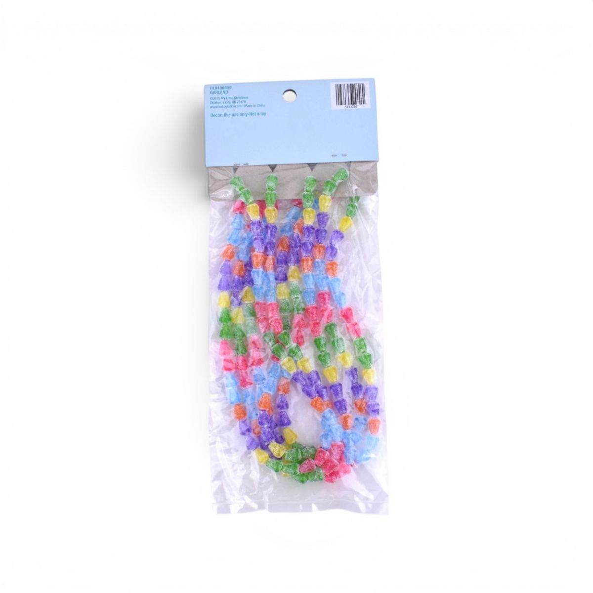 Mini Gumdrop Garland, 6ft
