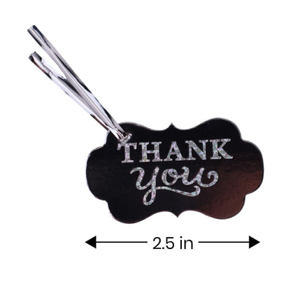 Silver Treat Bag Tags, 23 Count
