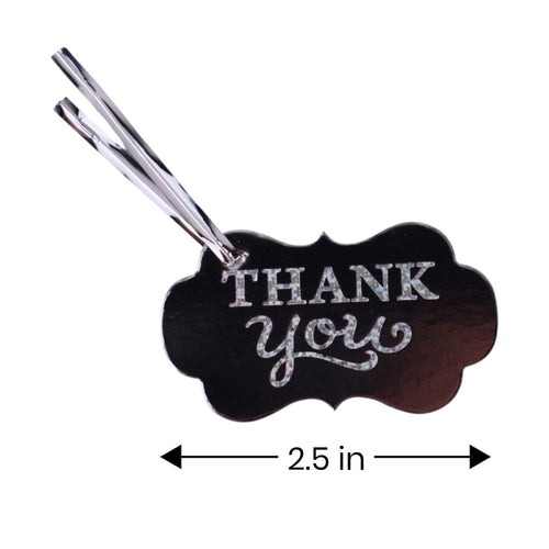 Silver Treat Bag Tags, 23 Count