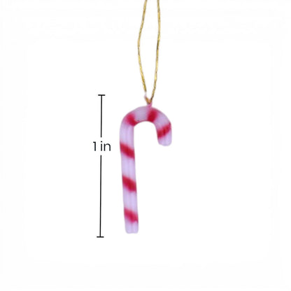 Mini Candy Cane Ornaments, Set of 60