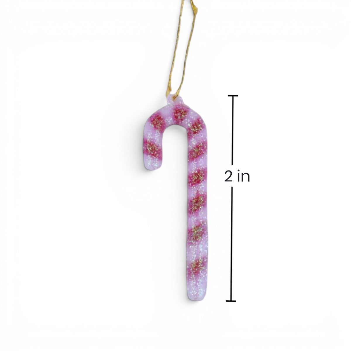 Glitter Candy Cane Ornaments, 18 Count