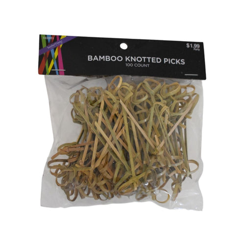 Bamboo Knotted Picks, 100 Count