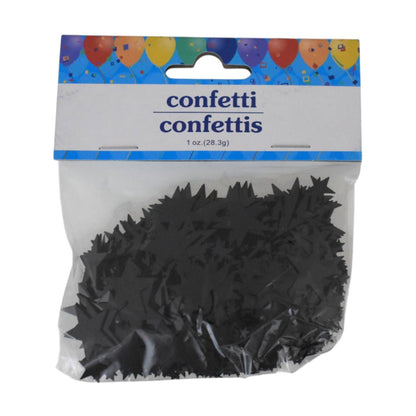 Black Stars Confetti, 1 oz Pack