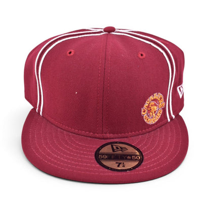 New Era Cleveland Cavaliers Maroon Fitted Cap, Size 7 1/4